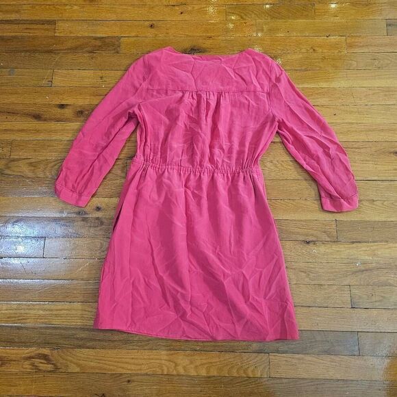Madewell Silk A Line Dress Women's Size 6 - Picture 6 of 7
